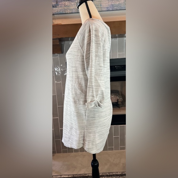 TopShop Textured Zip Tunic 3/4 sleeve size 10 - Picture 4 of 6